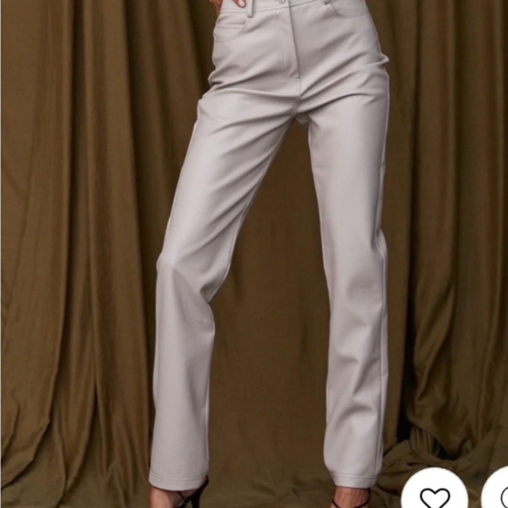 12th Tribe Vegan Leather Pants